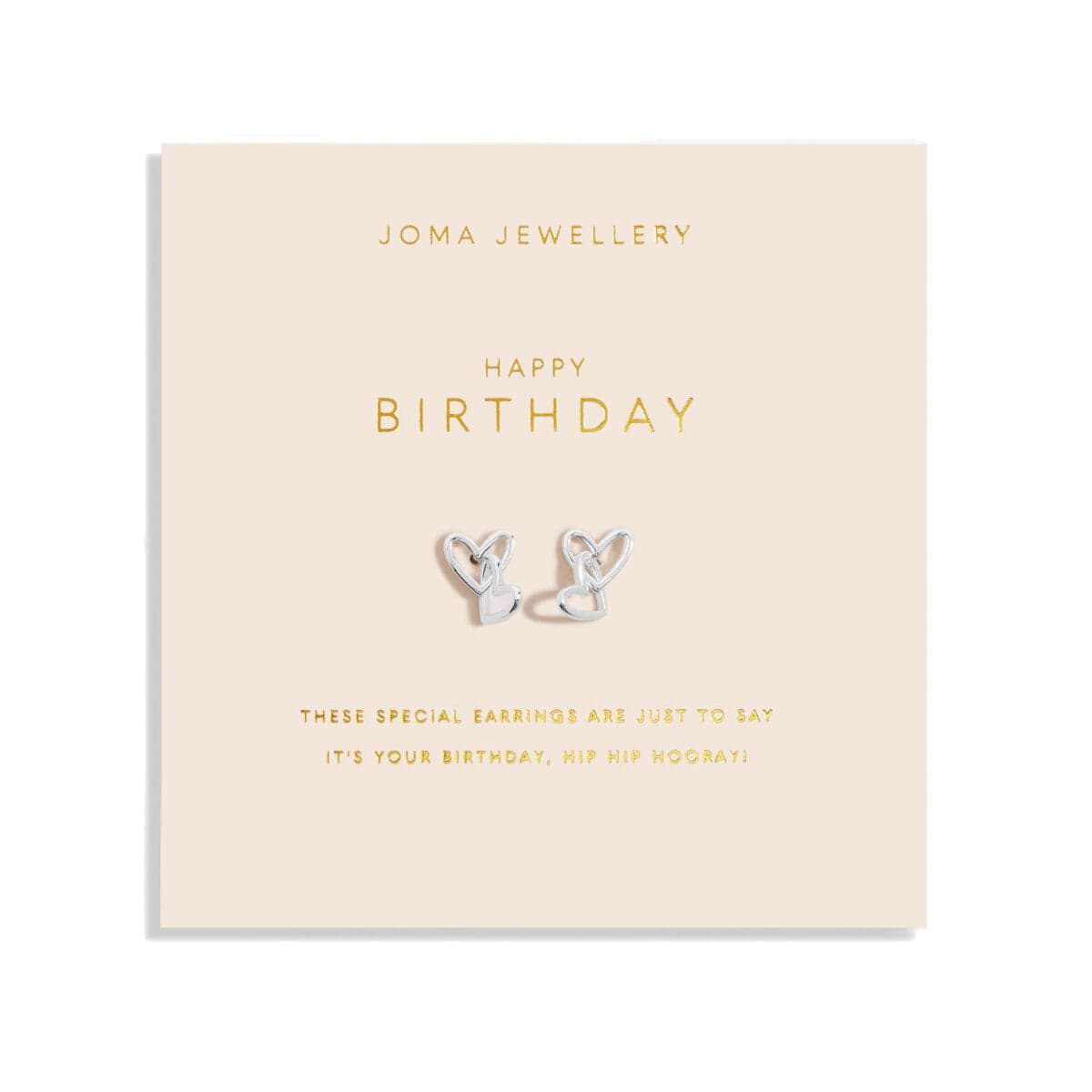 Joma Jewellery Earrings Joma Jewellery Forever Yours Earrings - Happy Birthday
