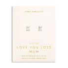 Joma Jewellery Earrings Joma Jewellery Love From Your Little Ones 'Love You Lots Mum' Gold Plated Stud Earrings