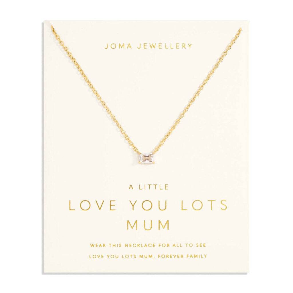 Joma Jewellery Necklace Joma Jewellery A Little Love From Your Little Ones 'Love You Lots Mum' Necklace