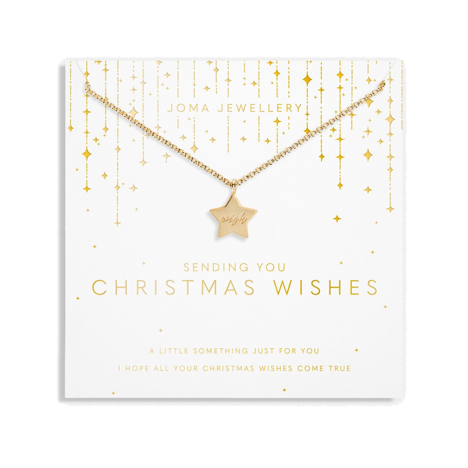 Joma Jewellery Necklace Joma Jewellery Gold Necklace - Sending You Christmas Wishes
