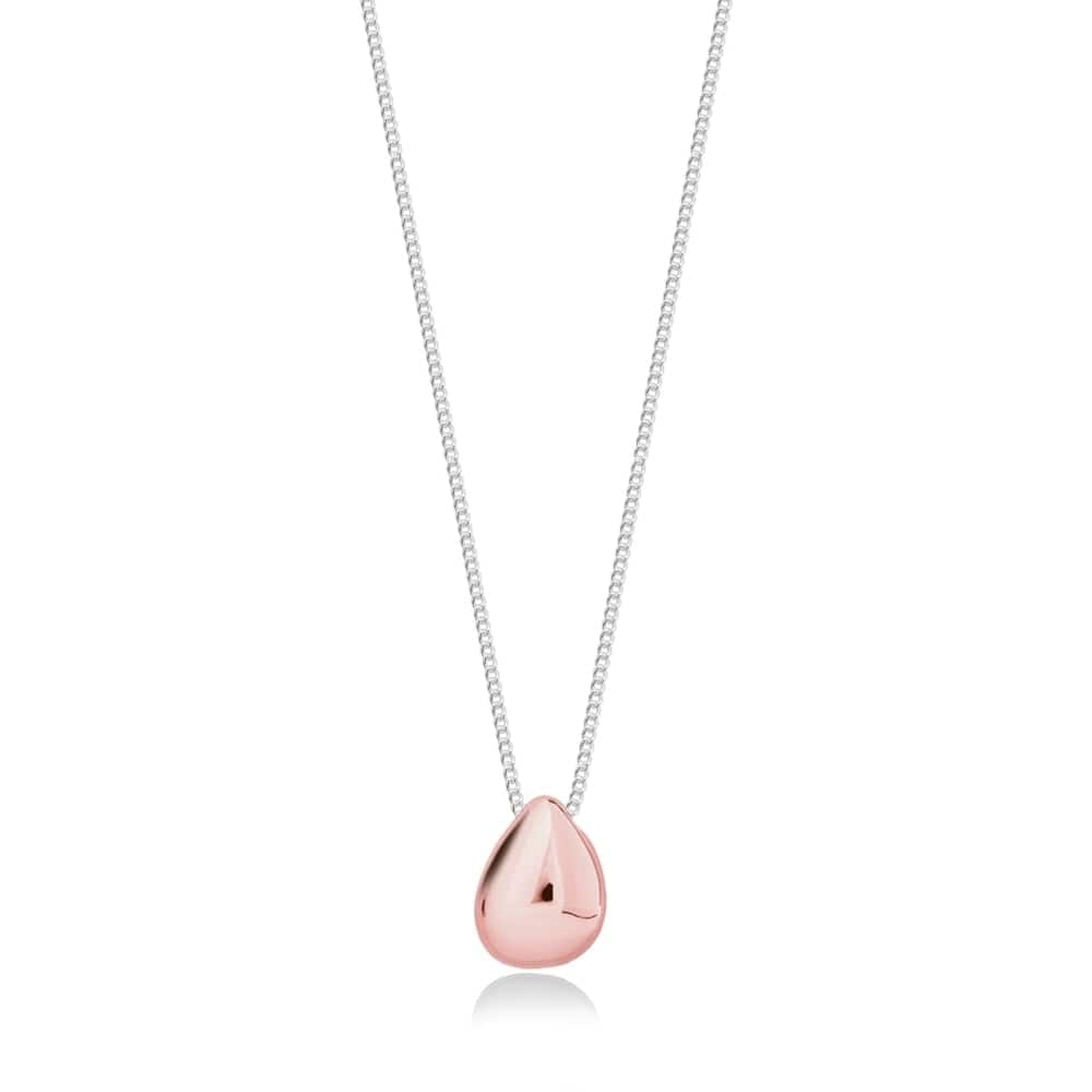 Joma Jewellery Necklace Joma Jewellery Necklace - Pretty Pebbles Rose Gold Pebble