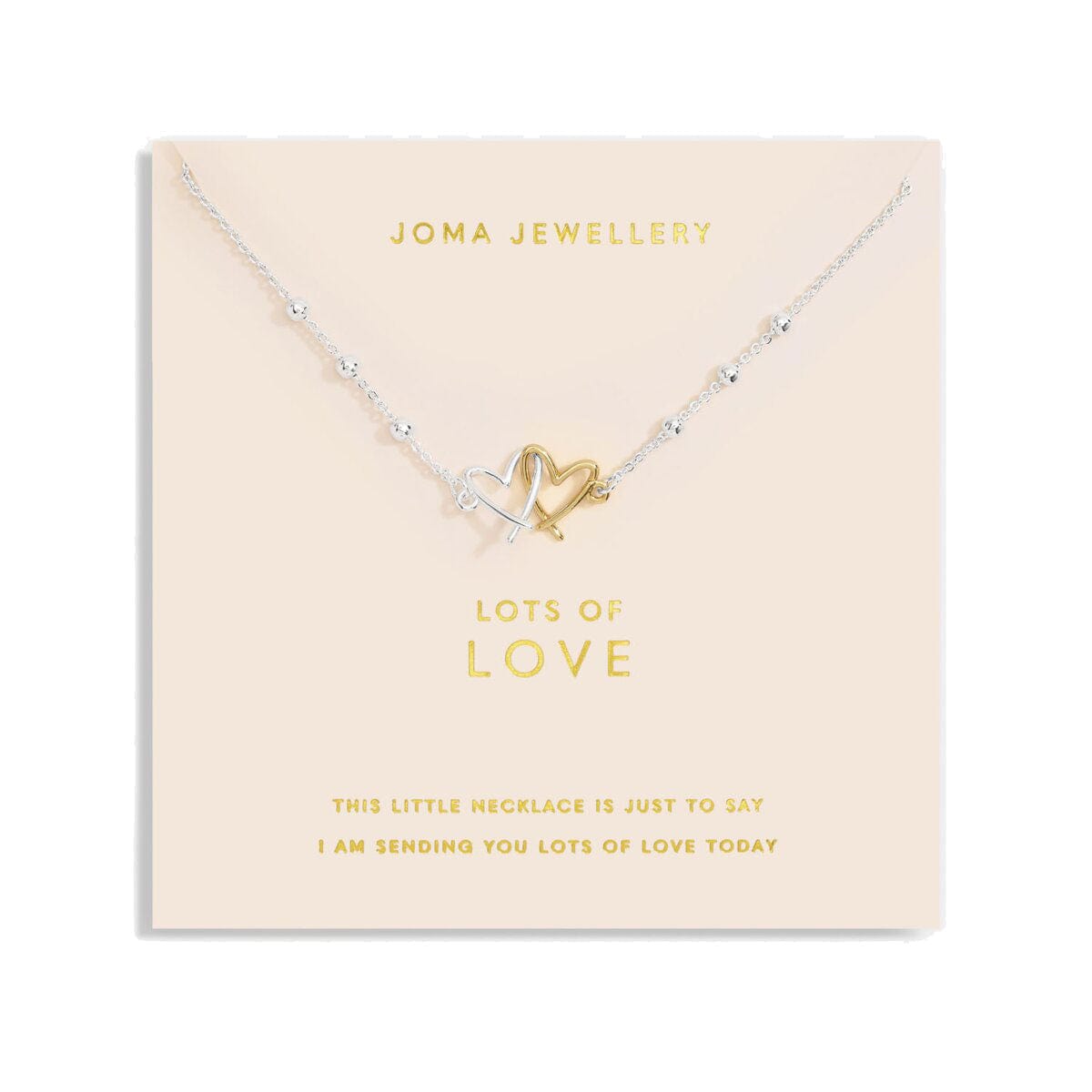 Joma Jewellery Necklaces Joma Jewellery Forever Yours Necklace - Lots of Love