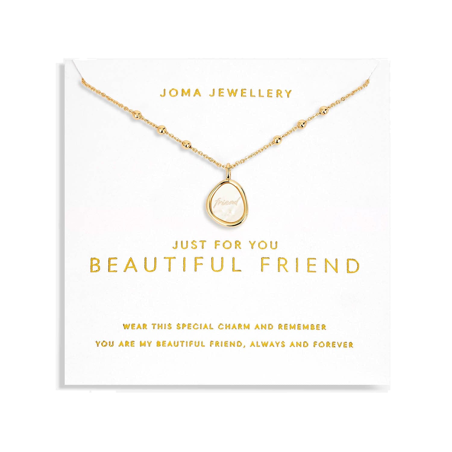 Joma Jewellery Necklaces Joma Jewellery My Moments Necklace - Beautiful Friend