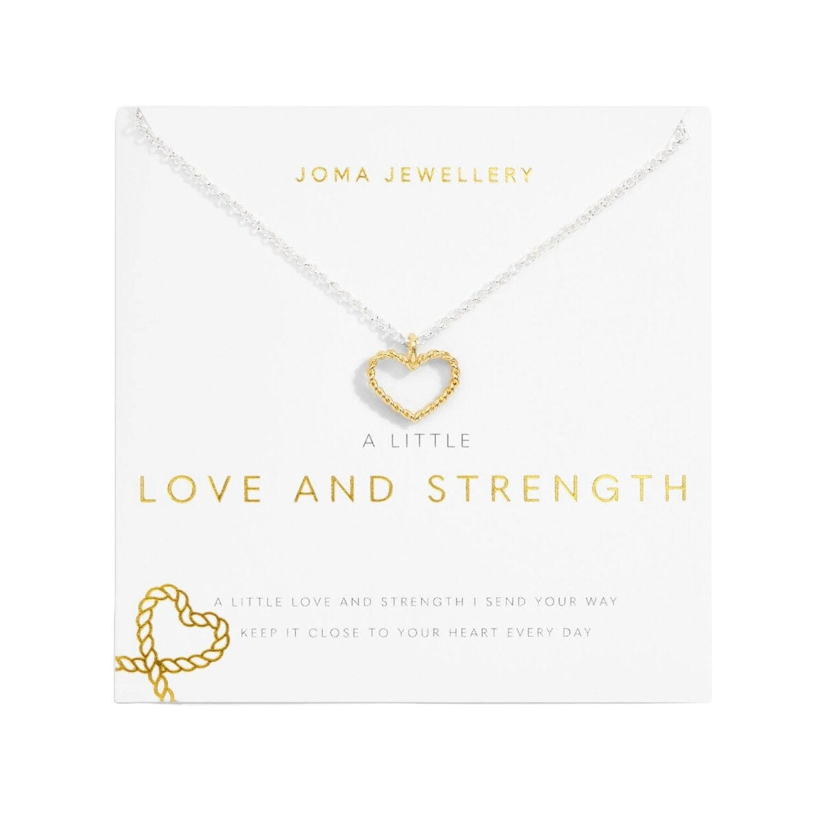 Joma Jewellery Necklaces Joma Jewellery Necklace - A Little Love and Strength