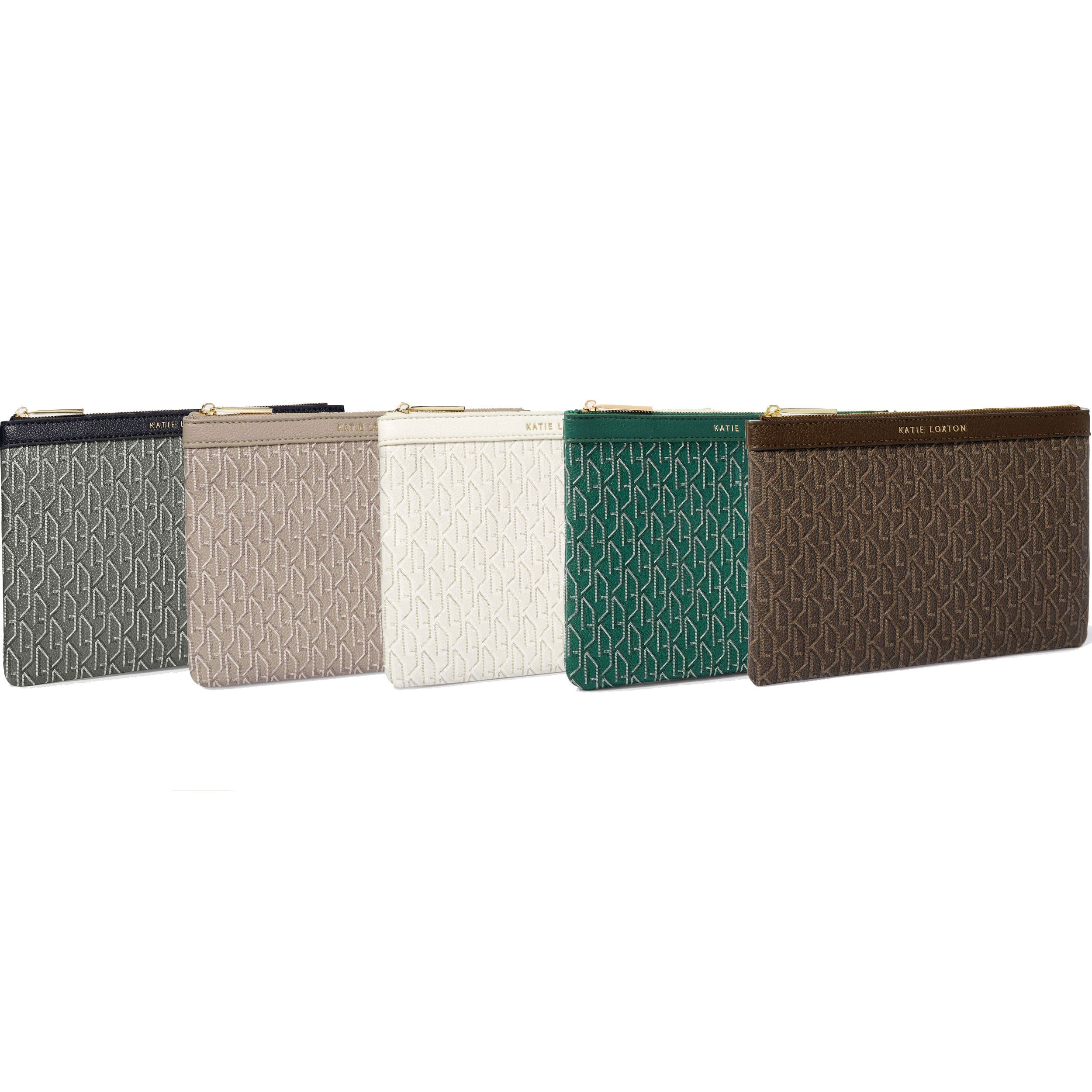 Katie Loxton Pouch Katie Loxton Signature Pouch - Black / Taupe / Off White / Emerald Green / Chocolate