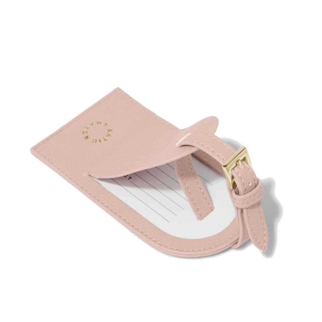 Katie Loxton Travel Accessories Katie Loxton Luggage Tag - Choose Adventure - Dusty Pink