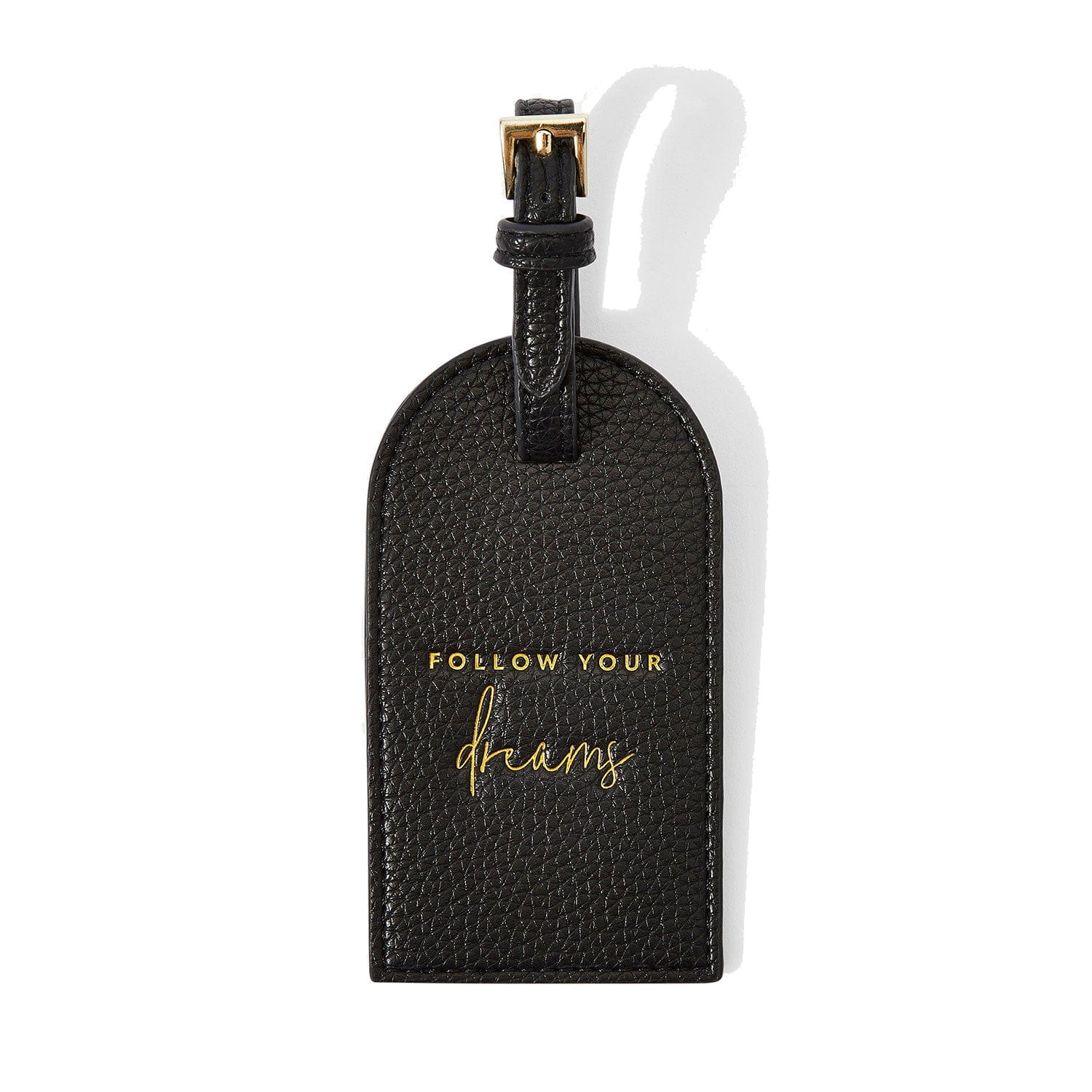 Katie Loxton Travel Accessories Katie Loxton Luggage Tag - Follow Your Dreams - Black
