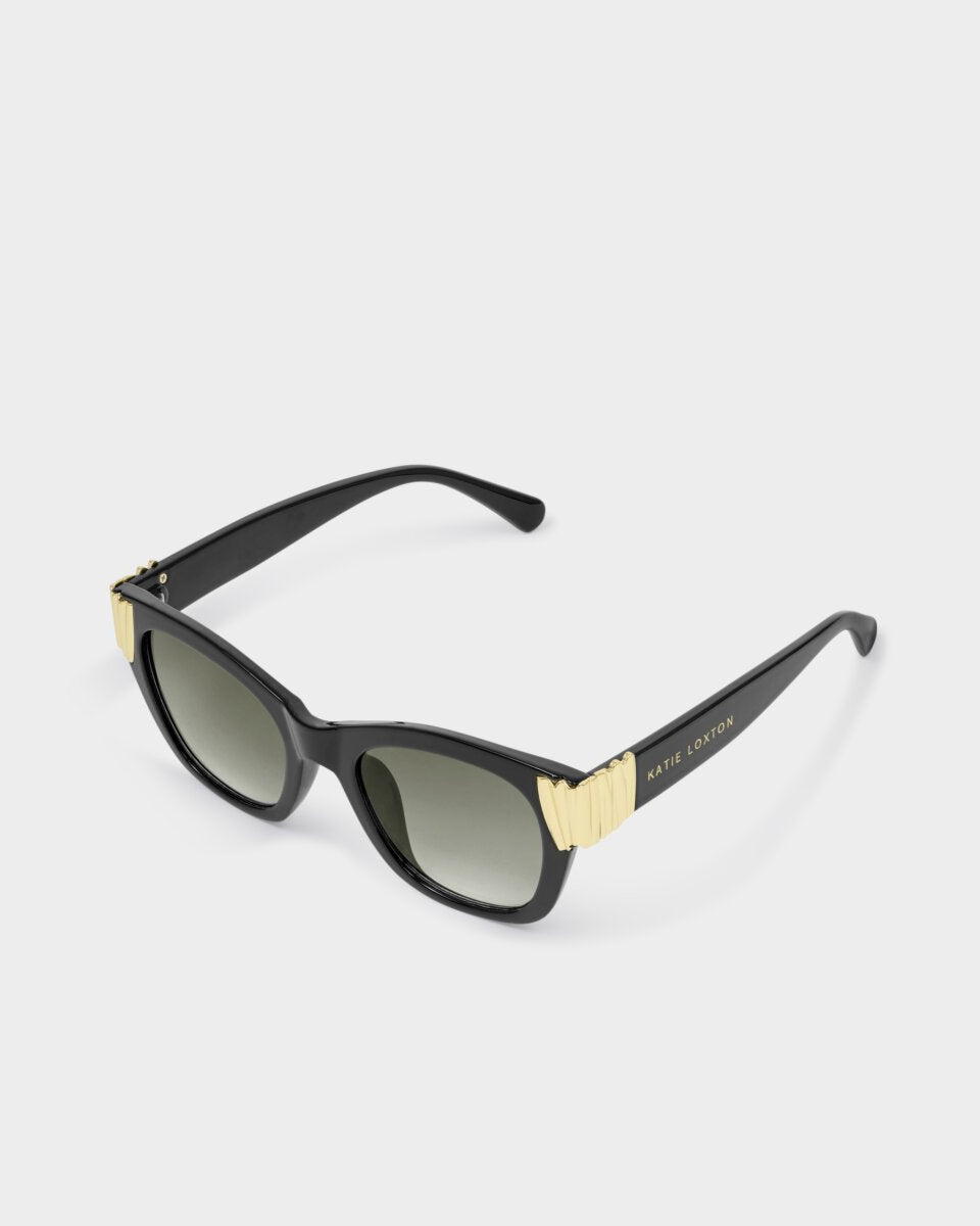 Katie Loxton seychelles Black sunglasses with gold accsent 