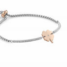 Nomination Italy 028004/006 MILLELUCI bracelet,S/steel,CZ,(ROSEGOLD), four-leaf clover