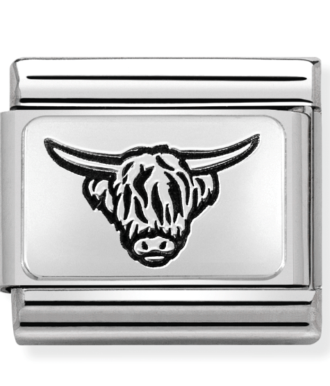 Nomination Italy 330111/35 Classic 925 Silver Highland Cow