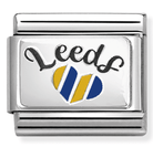 Nomination Italy 330209/60 Classic Silver & Enamel Leeds Striped Heart