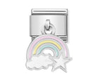 Nomination Italy 331805/17 Classic CHARMS steel,925 silver & enamel Rainbow