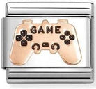 Nomination Italy 430202/26 Classic steel, enamel, 9k rose gold Black controller