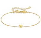 Nomination Italy Bracelet ARMONICA bracelet in 925 sterling silver and cubic zirconia Heart Gold