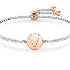 Nomination Italy Bracelet MILLELUCI bracelet S/steel,CZ, LETTER V 028007/022
