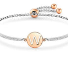 Nomination Italy Bracelet MILLELUCI bracelet S/steel,CZ, LETTER W 028007/023