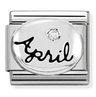 Nomination Italy charms 330505/04 Classic ,S/steel,silver,stones April DIAMOND