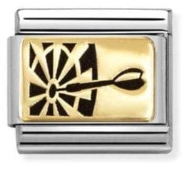 Nomination Italy Composable Gold 030166/58 Classic PLATES (IC),steel,18k gold Darts