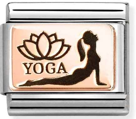 Nomination Italy Composable Rose 430111/32 Classic  steel and 9k rose gold Yoga profile