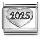 Nomination Italy Composable Silver 330101/77 Classic OXIDIZED SYMBOLS in st.steel and 925 sterling silver Heart 2025