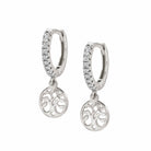 Nomination Italy Earrings 148604/047 CHIC&CHARM earrings,925 silver & CZ,RICH,Silver Tree of Life