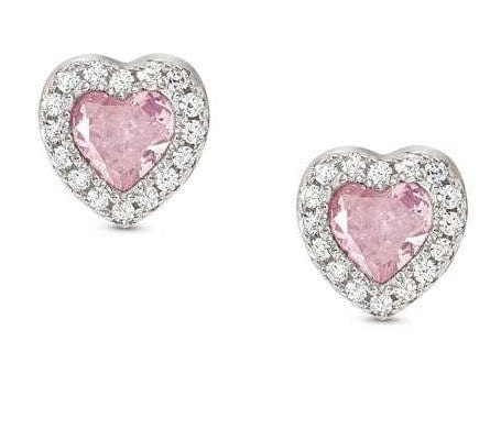 Nomination Italy Earrings ALLMYLOVE earrings 925 silver ,Cz PINK 240304/002