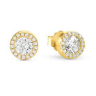 Nomination Italy Earrings SEIDIVINA earrings in 925 sterling silver and cubic zirconia Yellow Gold