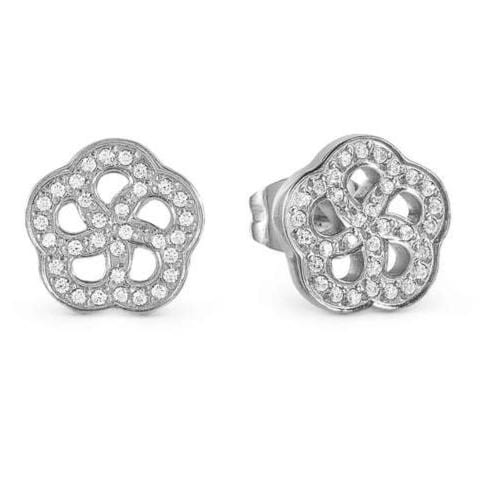 Nomination Italy earrings SOFFIO D'AMORE earrings in steel and cubic zirconia Flower