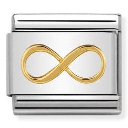 Nomination Italy Link 030162/41 Classic bonded yellow Gold Symbol INFINITY