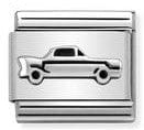 Nomination Italy Link 330101/33 Classic OXIDIZED  st.steel, silver Vintage Car