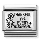 Nomination Italy Link 330111/32 Classic PLATES (IC) steel, 925 silver. Thankful for every moment