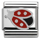 Nomination Italy Link 330202/15 Classic ,S/steel,enamel & silver 925 Ladybird