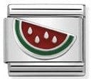 Nomination Italy Link 330202/42 Classic S/steel,enamel,silver,Watermelon