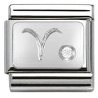 Nomination Italy Link 330302/01 Classic ZODIAC S/steel,CZ,925 silver Aries