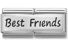 Nomination Italy Link 330710/03 Classic Silver Double Plate Best Friends