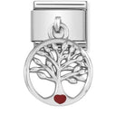 Nomination Italy Link 331805/07 Classic CHARMS steel,925 silver & enamel Tree of life