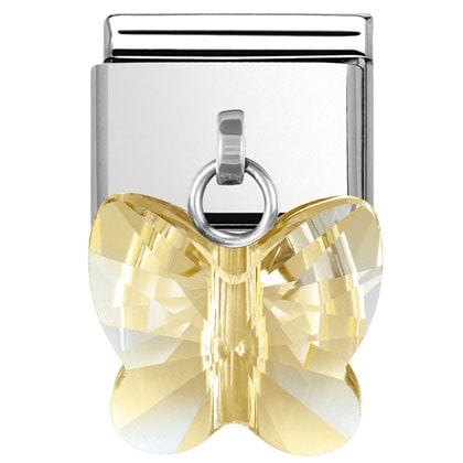 Nomination Italy Links 030604/28 Classic S/steel, butterfly  Gold