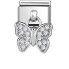 Nomination Italy Links 331800/16 Classic CHARMS stainless steel and silver 925 Butterfly