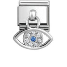 Nomination Italy Links 331800/22 Classic CHARMS S/steel,silver 925 Greek eye