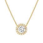 Nomination Italy Necklace SEIDIVINA necklace in 925 sterling silver and cubic zirconia Yellow Gold