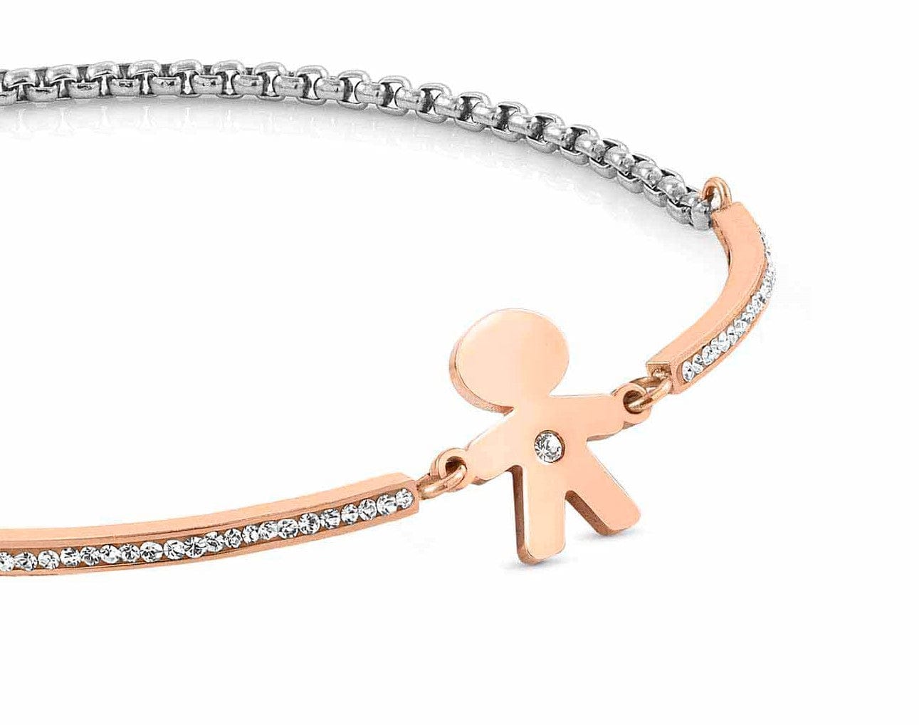 Nomination Italy NOV24 SALE 30% 028005/027 MILLELUCI bracelet,stainless steel,CZ,ROSEGOLD,Baby boy