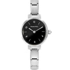 Nomination Italy Watches PARIS watch with steel strap OVAL with cz Black