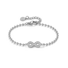 nomination Italy Silver bracelet with an infinity symbol on a white background