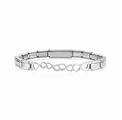 Nomination Italy silver trendsetter bracelet with infinity knots design