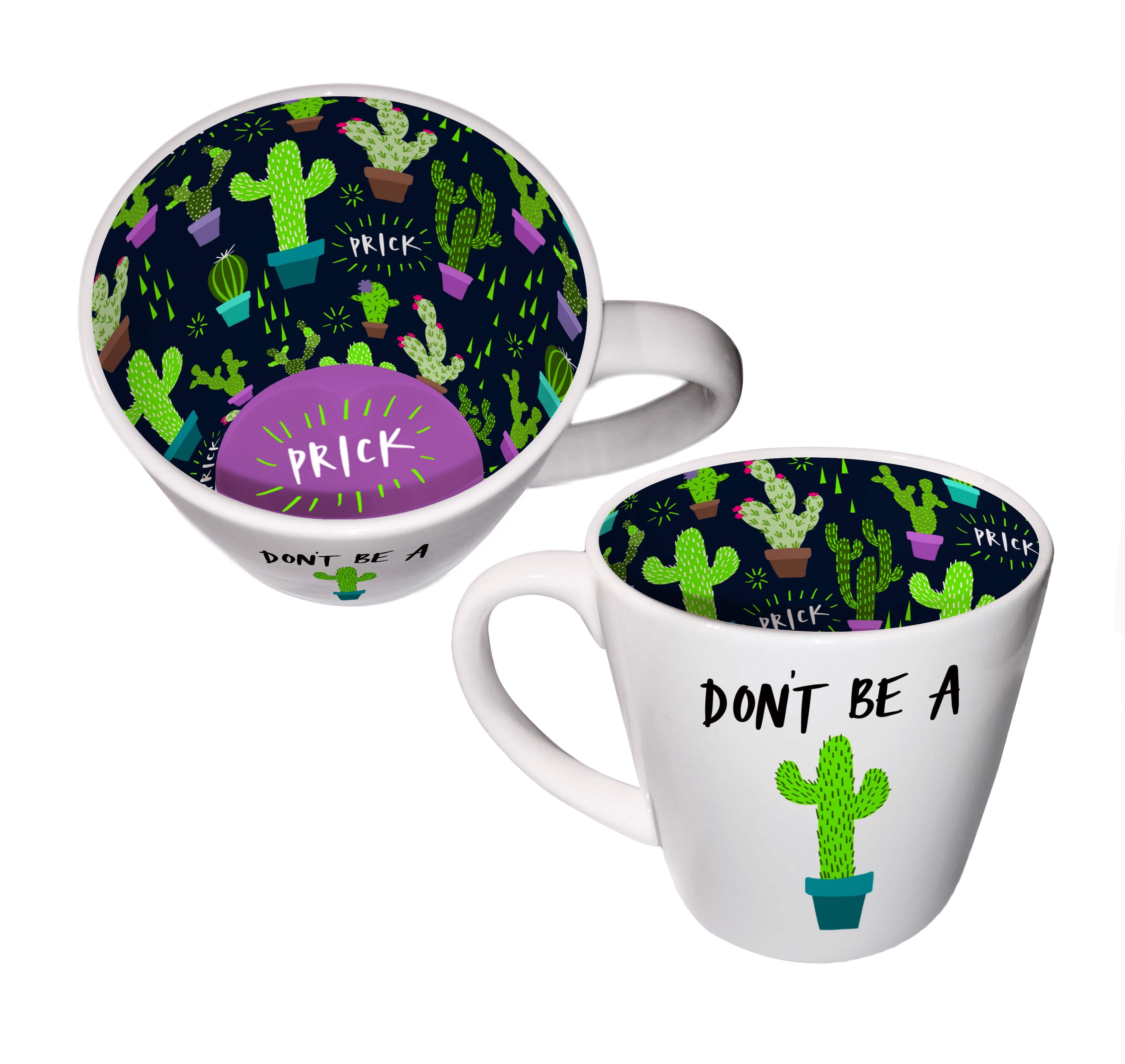 WPL Gifts Mug Inside Out Mug With Gift Box - Don't Be a Prick