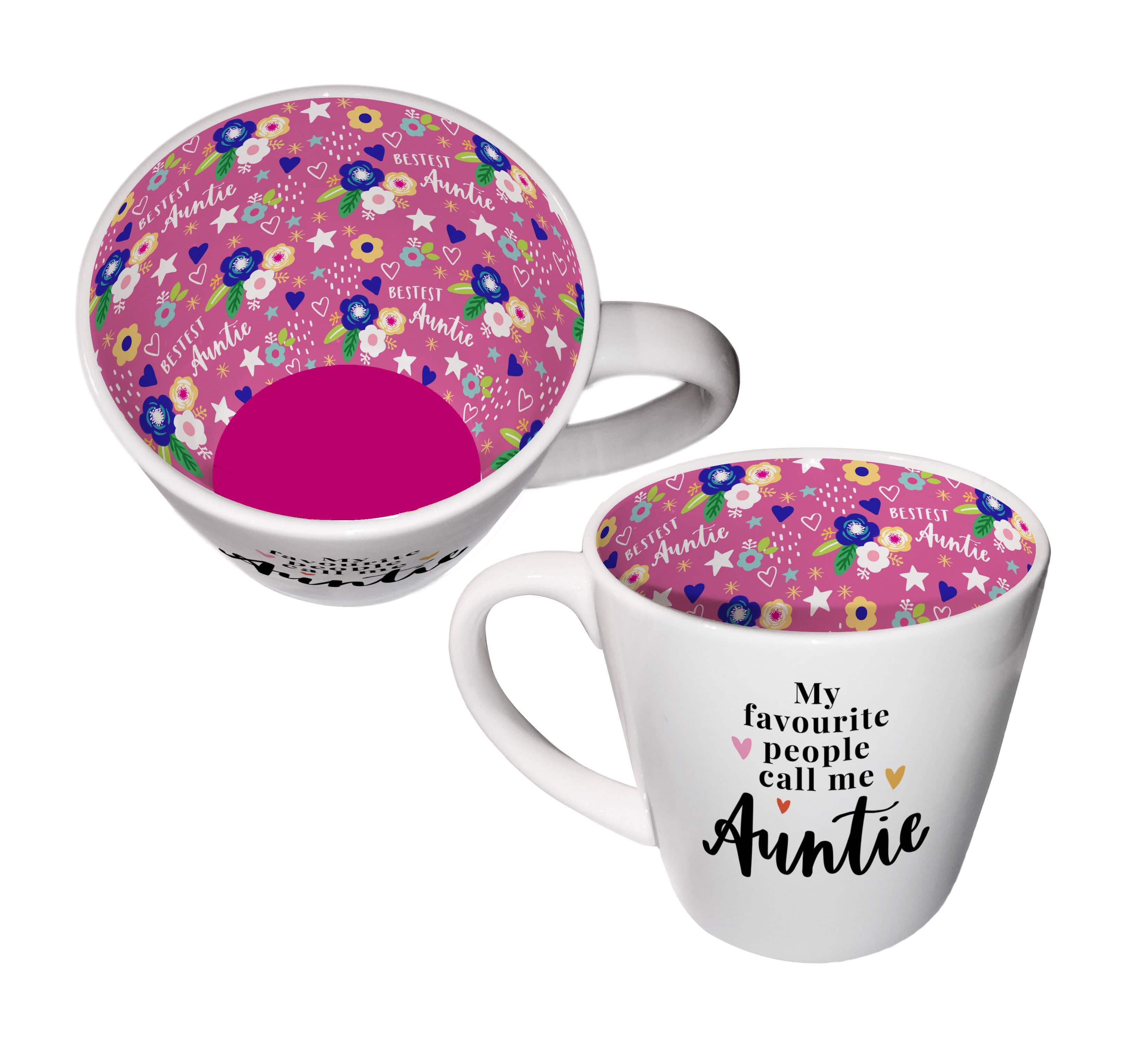 WPL Gifts Mug Inside Out Mug With Gift Box - My Favourite People Call Me Auntie