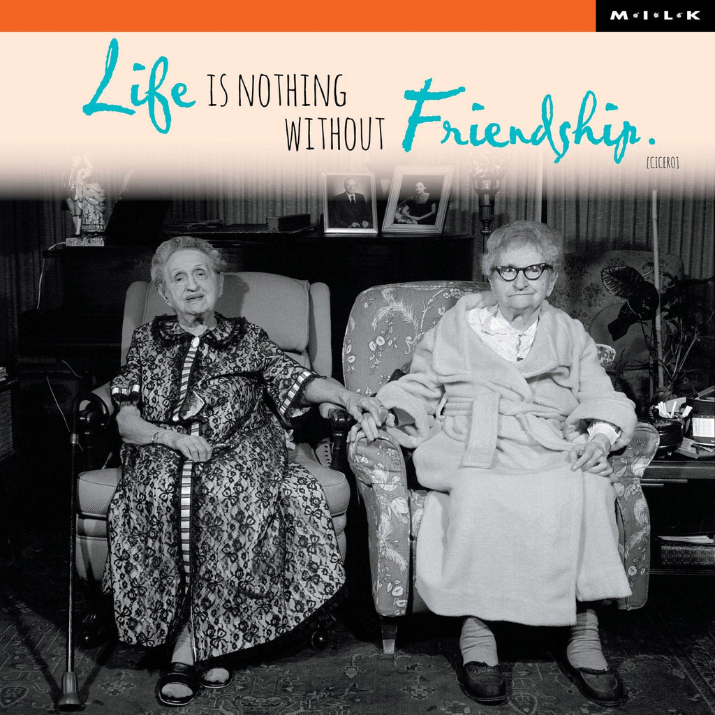 WPL Greeting Card M.I.L.K Greeting Card - Life is Nothing without Friendship