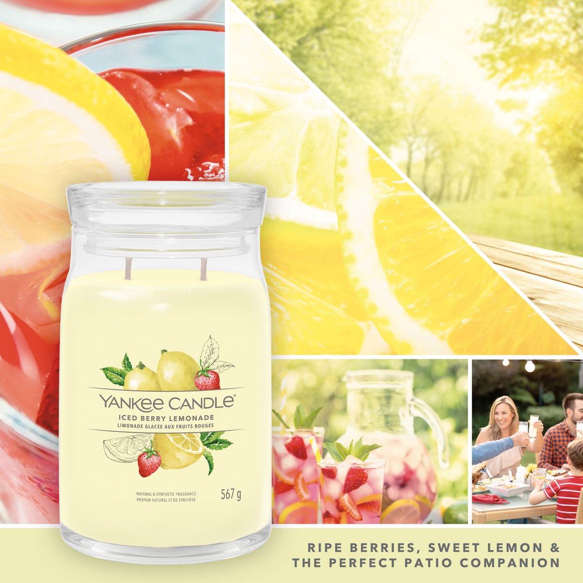 Yankee Candle Signature Large Candle Yankee Candle Signature Large Jar - Iced Berry Lemonade