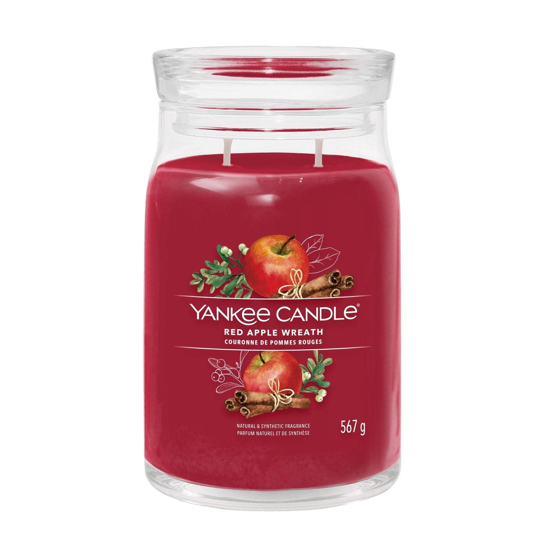 Yankee Candle Signature Large Candle Yankee Candle Signature Large Jar - Red Apple Wreath