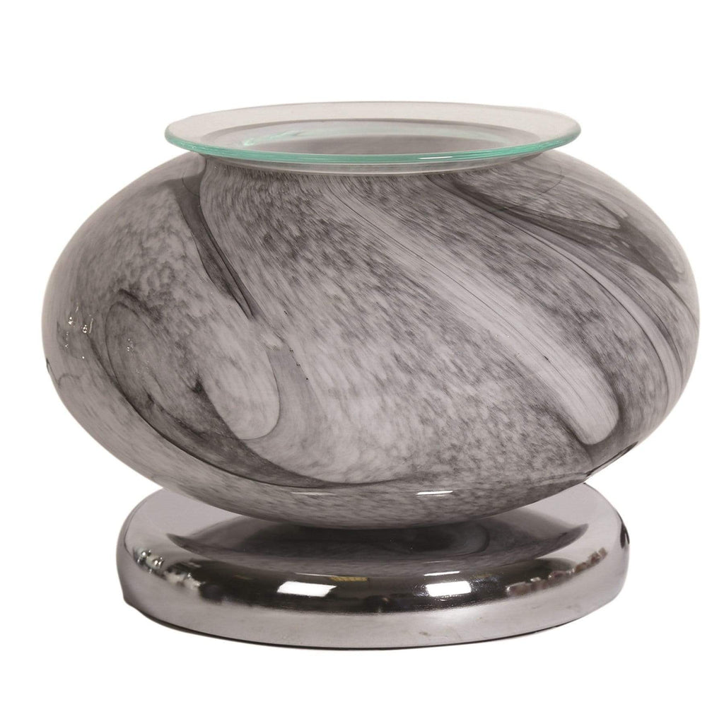 Aroma Accessories Electric Melt Warmer Touch Electric Wax Melt Burner - Ellipse Grey Marble